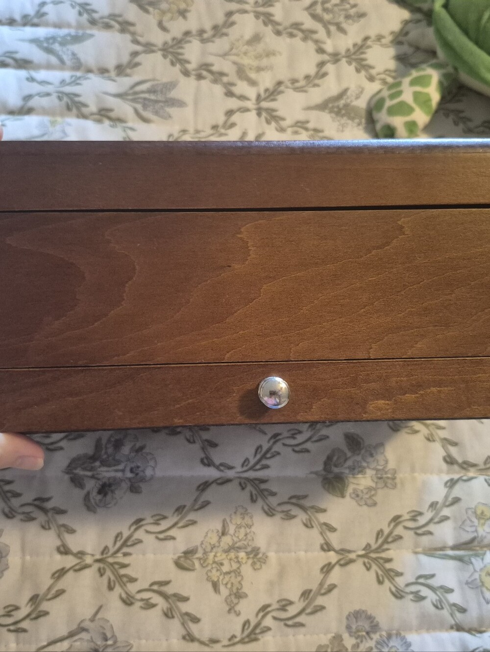 Wooden Jewelry Box Organizer in Brown